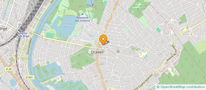 localisation de l'entreprise KERHARO DESIGN à DRAVEIL