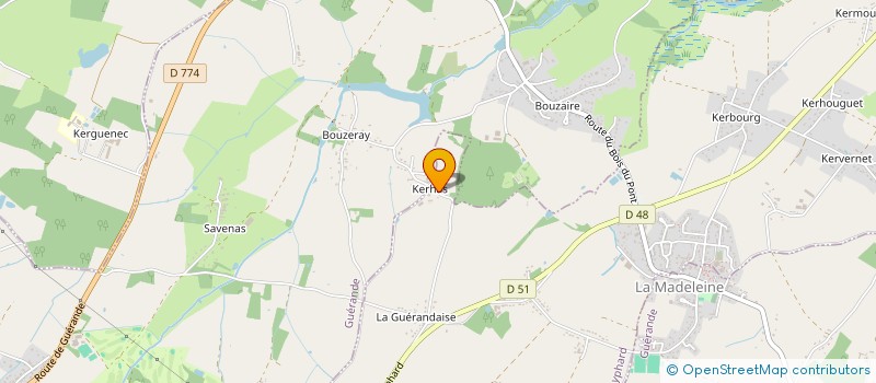 localisation de l'entreprise KERHAS  SAINT-LYPHARD