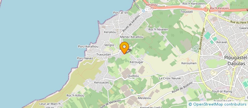 localisation de l'entreprise KERHASI  PLOUGASTEL-DAOULAS