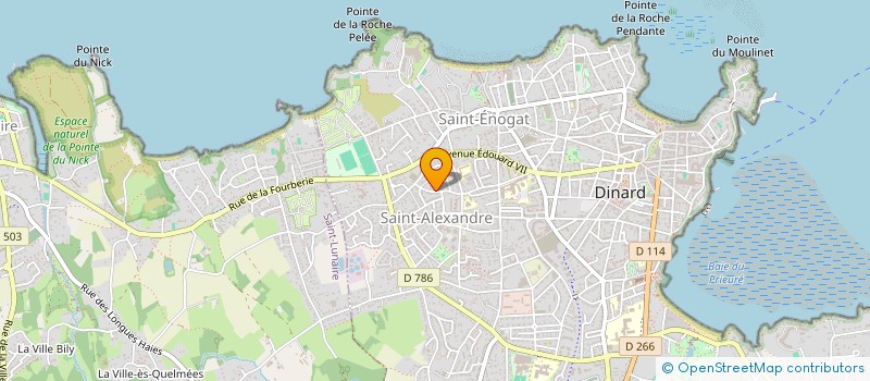 localisation de l'entreprise KERHERBO  DINARD