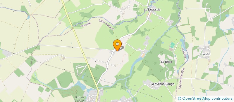 localisation de l'entreprise KERHEUDIN  MALVILLE