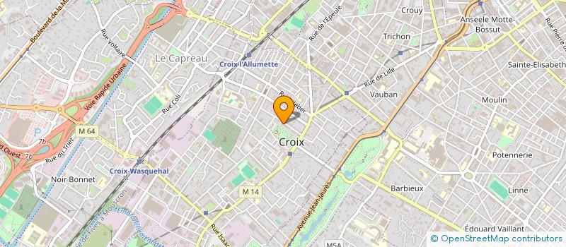 localisation de l'entreprise KERHINO 08 à CROIX