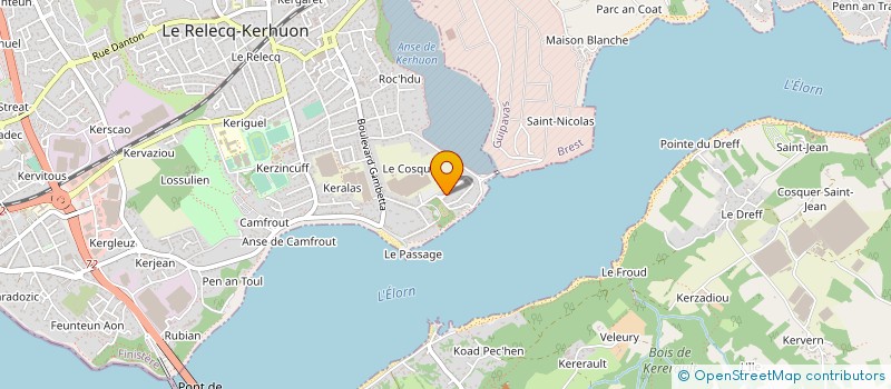 localisation de l'entreprise KERHOR TAXI à PLOUDANIEL