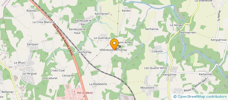 localisation de l'entreprise KERHORLAY  GUIDEL