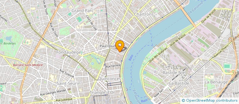 localisation de l'entreprise KERIA à BORDEAUX