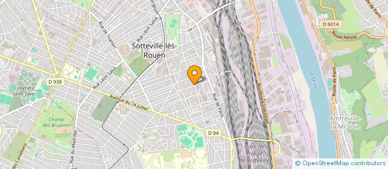 localisation de l'entreprise KERIA IMMO & GESTION  SOTTEVILLE-LES-ROUEN