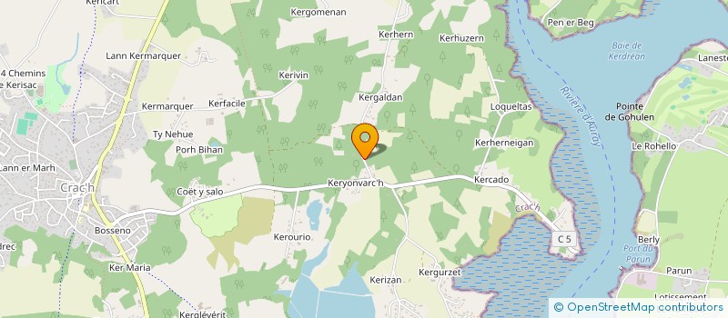 localisation de l'entreprise KERICANN  CRACH