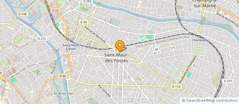 localisation de l'entreprise KERIDA à SAINT-MAUR-DES-FOSSES