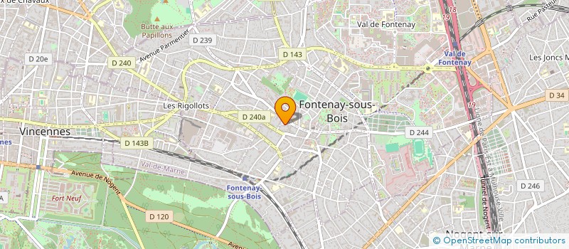 localisation de l'entreprise KERIGAN  FONTENAY-SOUS-BOIS
