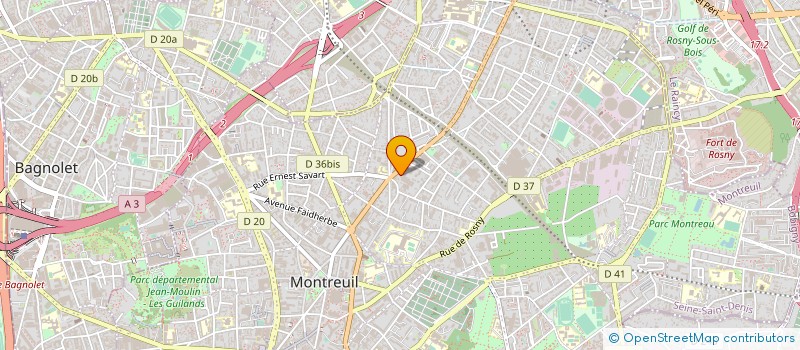 localisation de l'entreprise KERIGNARD IMMOBILIER à MONTREUIL