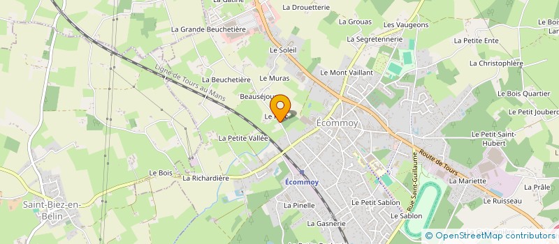 localisation de l'entreprise KERIKA  ECOMMOY