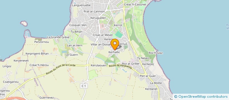 localisation de l'entreprise KERILHOUET  CARANTEC