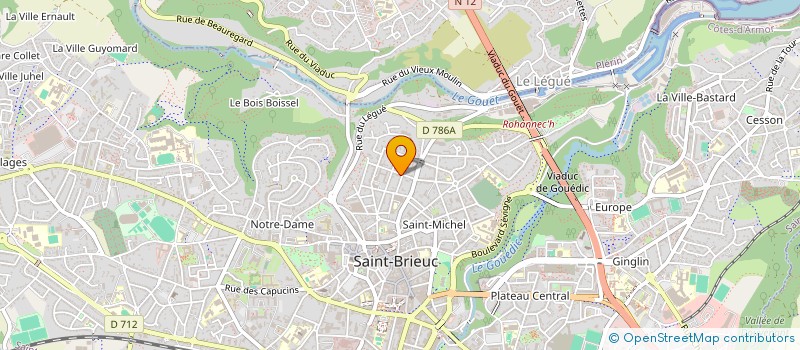 localisation de l'entreprise KERIMMO 3000 à SAINT-BRIEUC