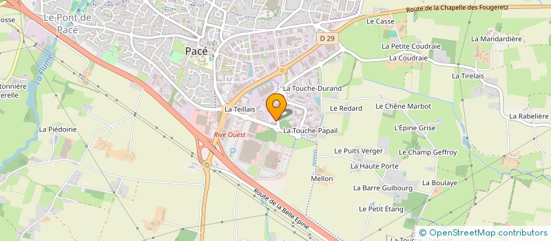 localisation de l'entreprise KERINAE  PACE