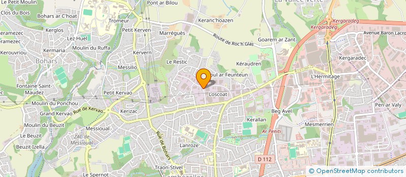 localisation de l'entreprise KERINAOUEN INVEST  GUIPAVAS