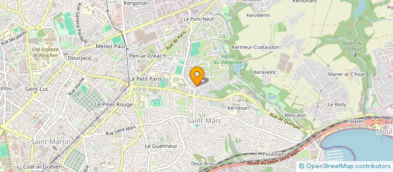 localisation de l'entreprise KERINEO à BREST