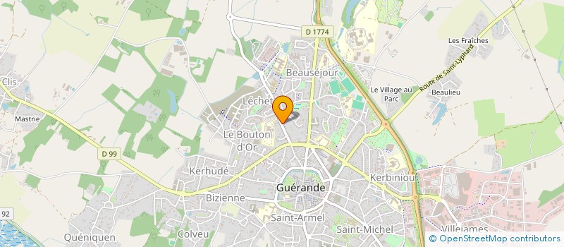 localisation de l'entreprise KERINES  GUERANDE