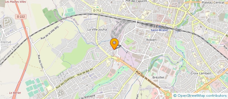 localisation de l'entreprise KERINVEST  PLOUFRAGAN