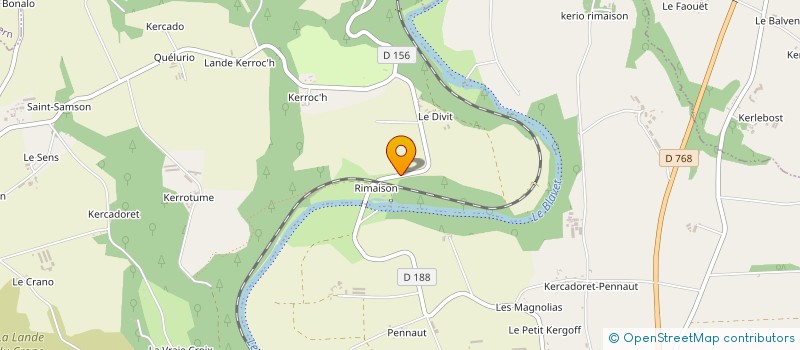 localisation de l'entreprise KERIO  PLUMELIAU-BIEUZY