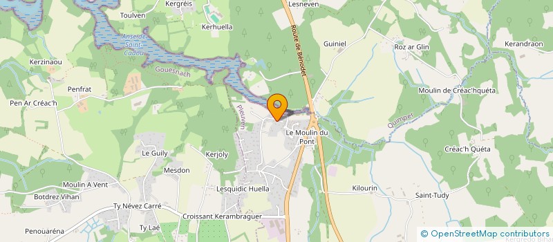 localisation de l'entreprise KERIQUEL  PLEUVEN