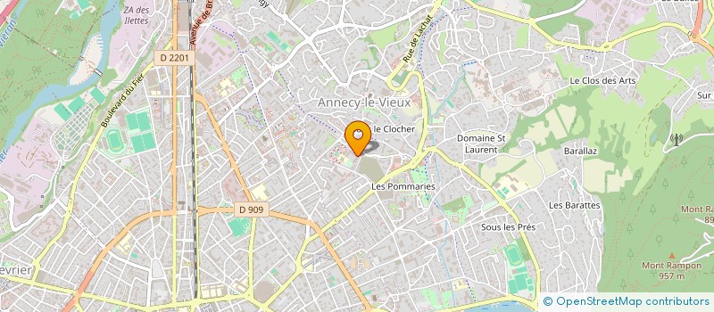 localisation de l'entreprise KERIS IMMOBILIER à ANNECY