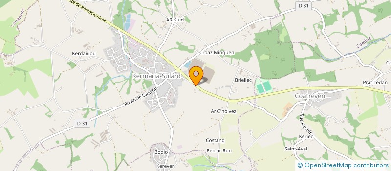 localisation de l'entreprise KERISSY à KERMARIA-SULARD