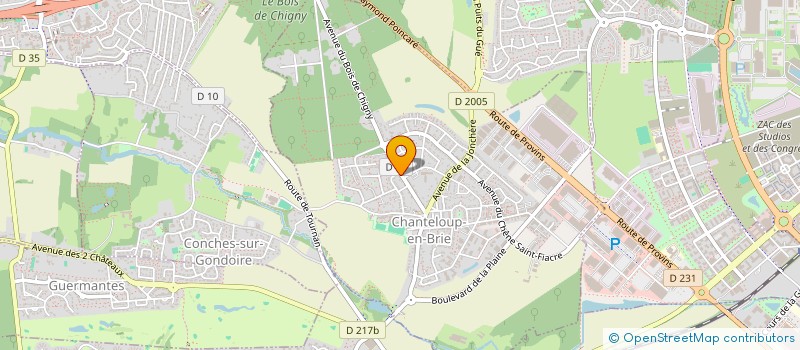 localisation de l'entreprise KERITER  CHANTELOUP-EN-BRIE