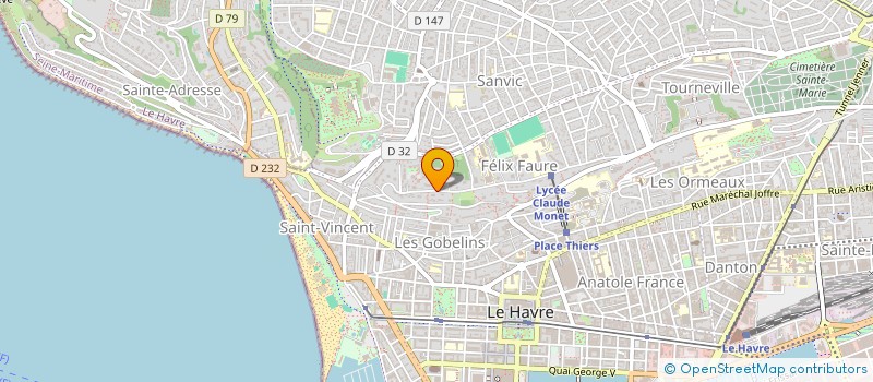 localisation de l'entreprise KERITH à LE HAVRE
