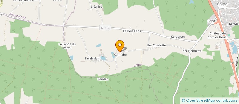 localisation de l'entreprise KERIVALAIN  COLPO