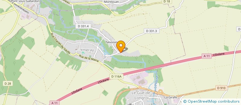 localisation de l'entreprise KERIVEL à YMERAY