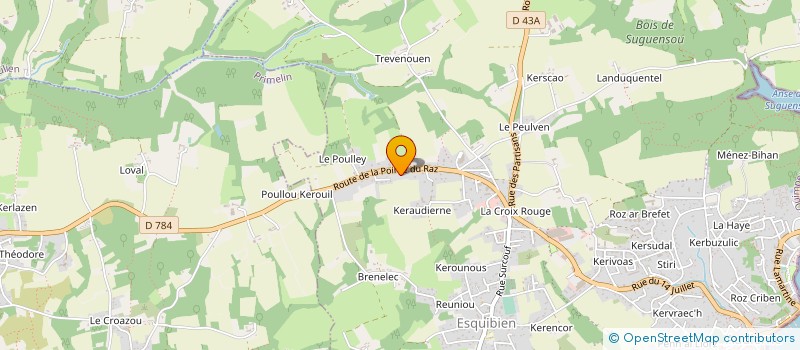 localisation de l'entreprise KERIVOAS  AUDIERNE