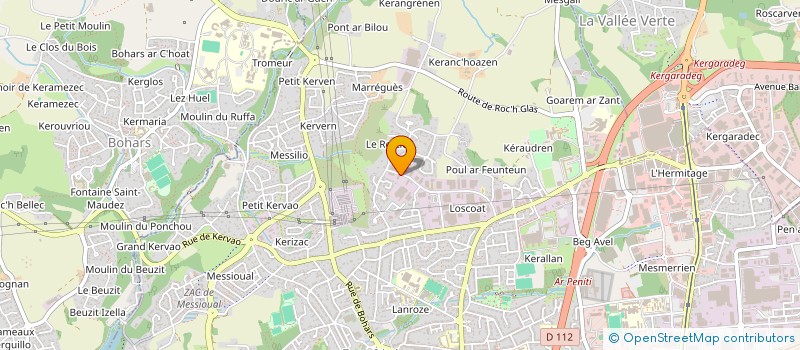 localisation de l'entreprise KERIZAC VIAN  BREST