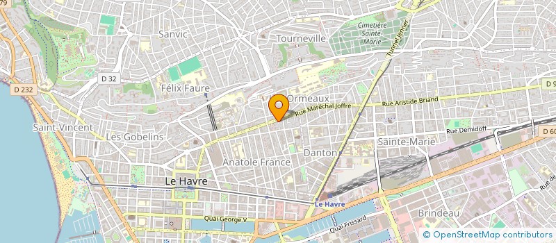 localisation de l'entreprise KERIZIT à LE HAVRE