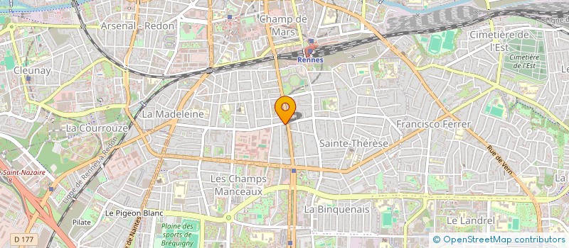 localisation de l'entreprise KERJACOB  RENNES