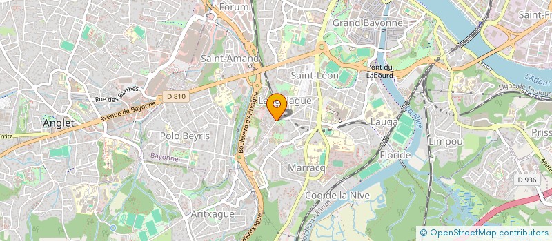localisation de l'entreprise KERJAL à BAYONNE