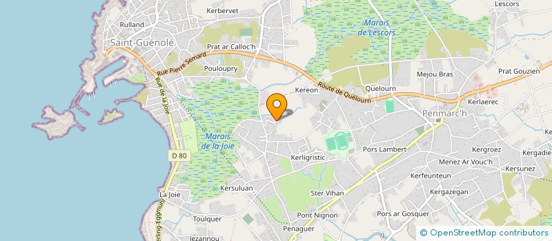 localisation de l'entreprise KERJAY  PENMARCH