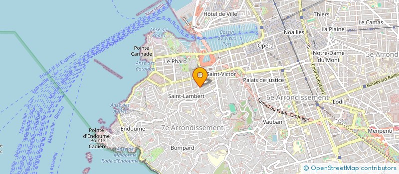localisation de l'entreprise KERJEAN à MARSEILLE