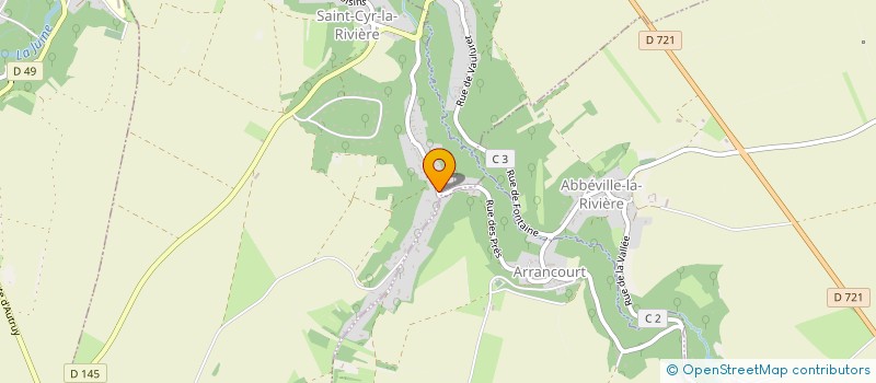 localisation de l'entreprise KERJEAN HABITAT  SAINT-CYR-LA-RIVIERE