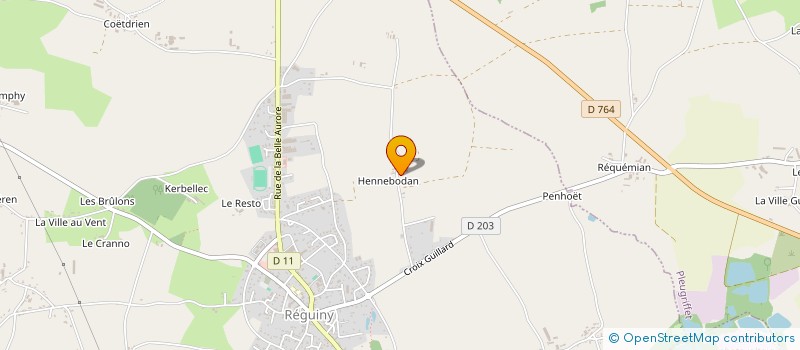 localisation de l'entreprise KERJECOSYLAIR  REGUINY