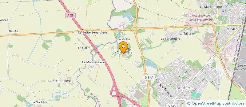 localisation de l'entreprise KERJELI à MONTAIGU-VENDEE