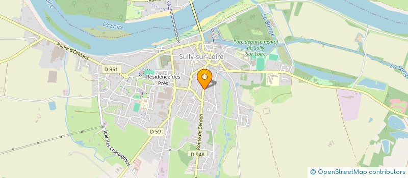 localisation de l'entreprise KERJLF SCI à SULLY-SUR-LOIRE