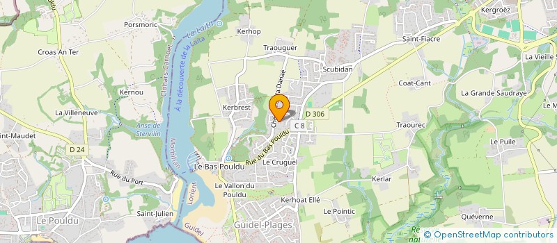 localisation de l'entreprise KERJOEL 21  GUIDEL