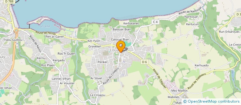 localisation de l'entreprise KERJOEM  LOUANNEC