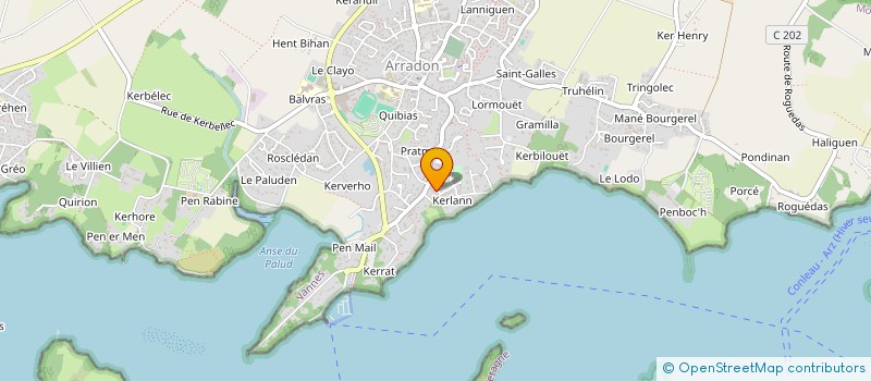 localisation de l'entreprise KERJVK  ARRADON