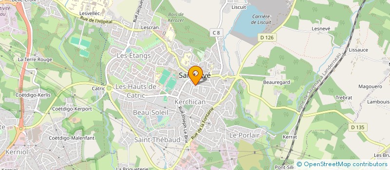 localisation de l'entreprise KERLAB  SAINT-AVE