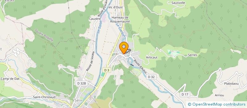 localisation de l'entreprise KERLABANAC à OUST