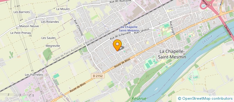 localisation de l'entreprise KERLAC  LA CHAPELLE-SAINT-MESMIN