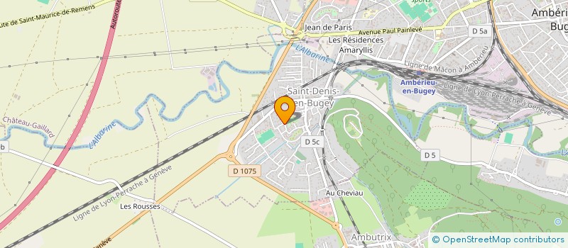 localisation de l'entreprise KERLANE  SAINT-DENIS-EN-BUGEY