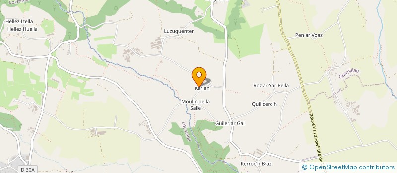localisation de l'entreprise KERLANN AN EOL  PLOUNEVENTER