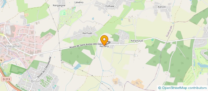 localisation de l'entreprise KERLANY  GUERANDE